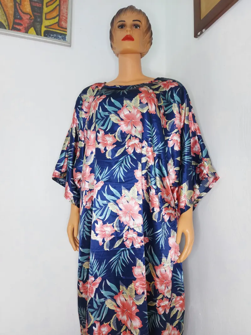 Navy floral kaftan